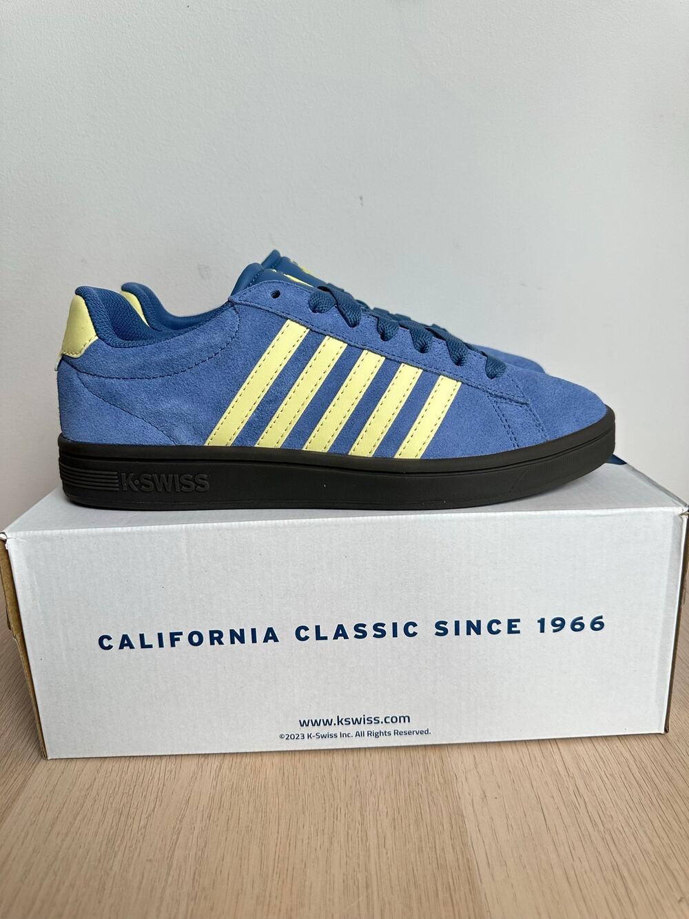 K-Swiss COURT TIEBREAK II Blue Sneaker - Size 7.5 - New